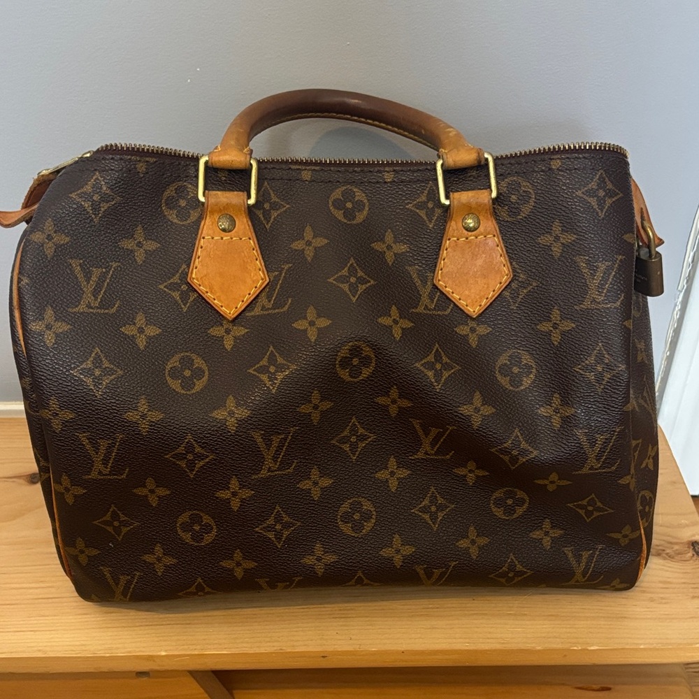 Louis Vuitton Classic Monogram Satchel - Speedy